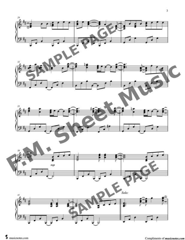 I can t tell you why intermediate piano by the eagles f m sheet